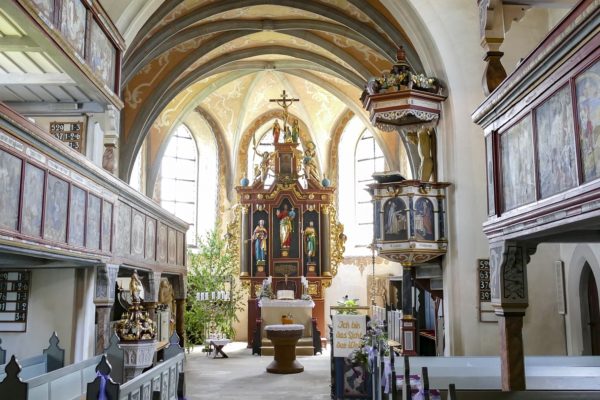 Die Markgrafenkirche in Rugendorf.