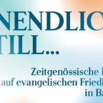 Bild zum Ausstellungsprojekt mit dem Titel unendlich still Zeitgenössische Kunst auf evangelischen Friedhöfen in Bayern im Sommer 2022 auf sechs Friedhöfen in Bayern.